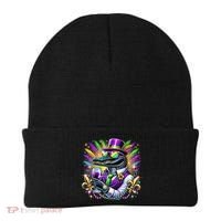 Alligator Mardi Gras Carnival Party Outfit Beanie thumb 0