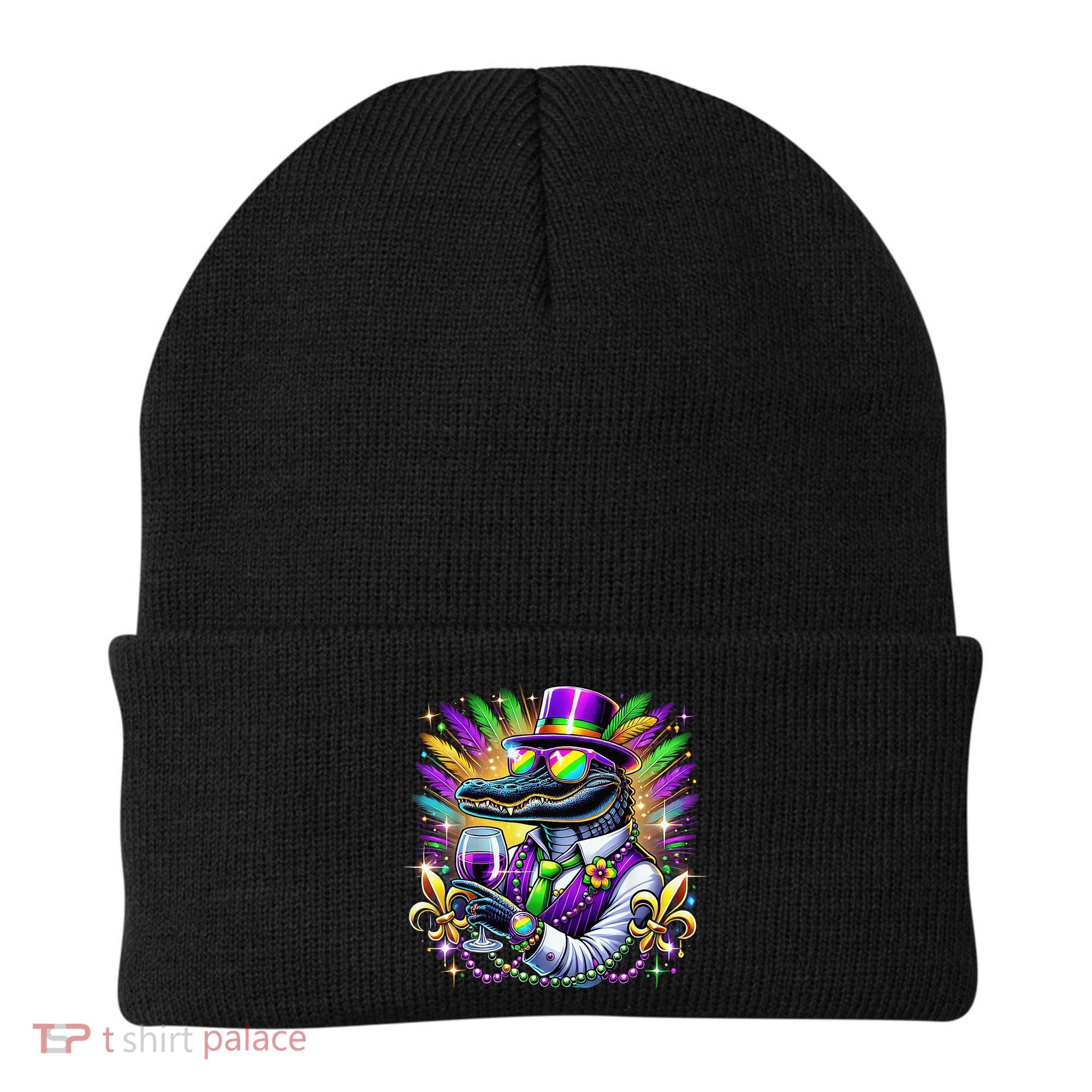 Alligator Mardi Gras Carnival Party Outfit Beanie