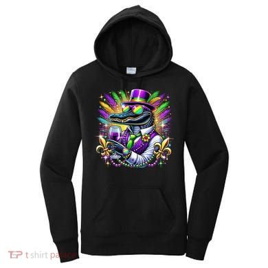 Alligator Mardi Gras Carnival Party Outfit Women's Hoodie