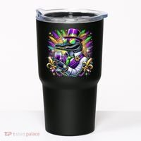 Alligator Mardi Gras Carnival Party Outfit Tumbler thumb 0