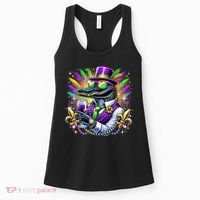 Alligator Mardi Gras Carnival Party Outfit Women's Tank Top thumb 0