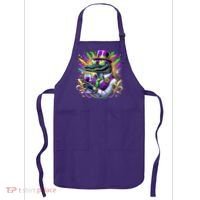 Alligator Mardi Gras Carnival Party Outfit Apron thumb 0