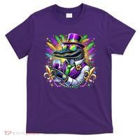 Alligator Mardi Gras Carnival Party Outfit T-Shirt thumb 0
