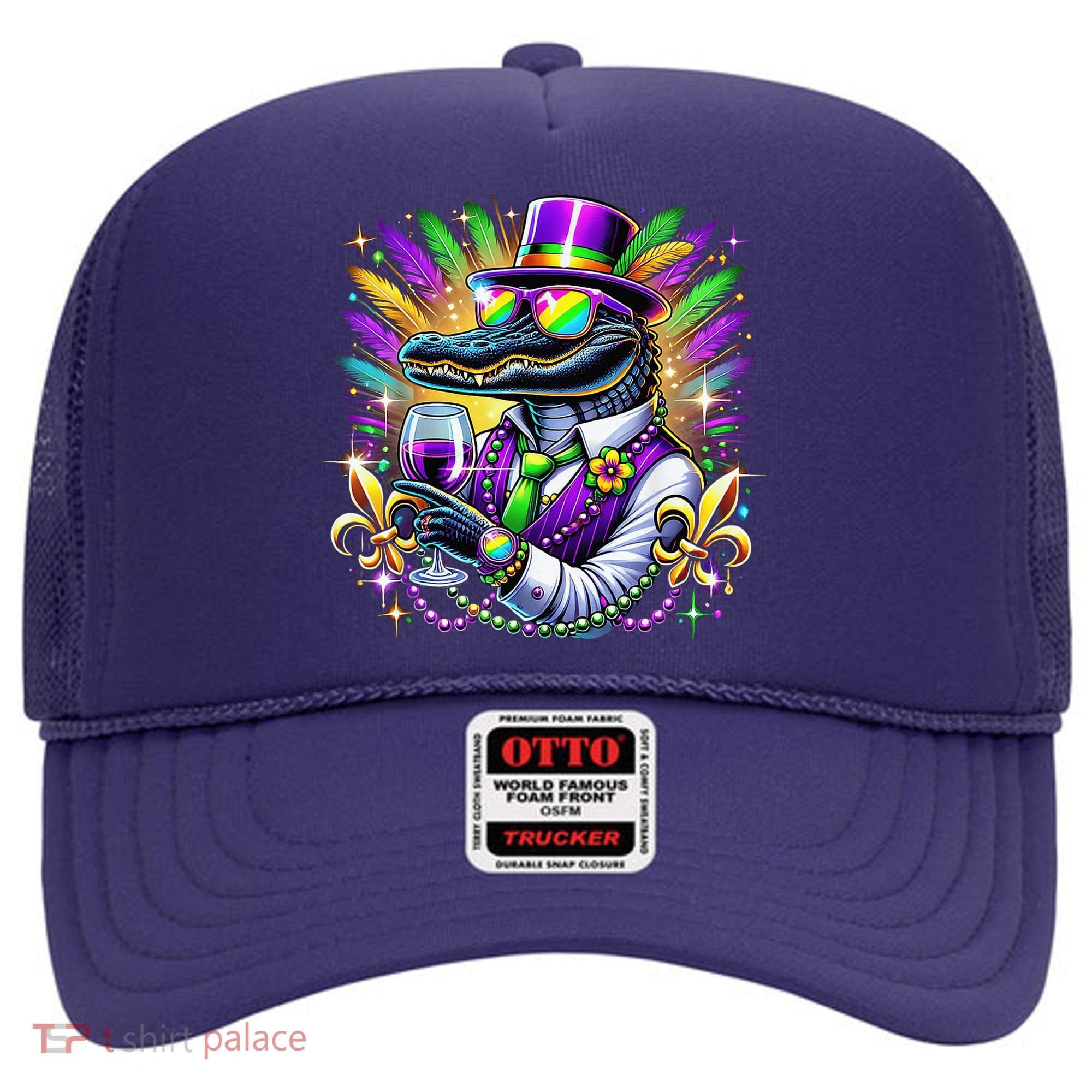 Alligator Mardi Gras Carnival Party Outfit Hat