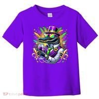 Alligator Mardi Gras Carnival Party Outfit Toddler T-Shirt thumb 0