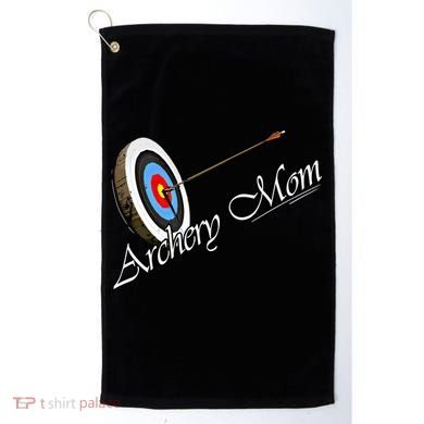Archery Mom Gift Golf Towel