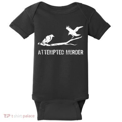 Attempted Murder Gift For Literary Readers And Writers Baby Bodysuit
