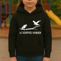 Attempted Murder Gift For Literary Readers And Writers Kids Hoodie thumb 3
