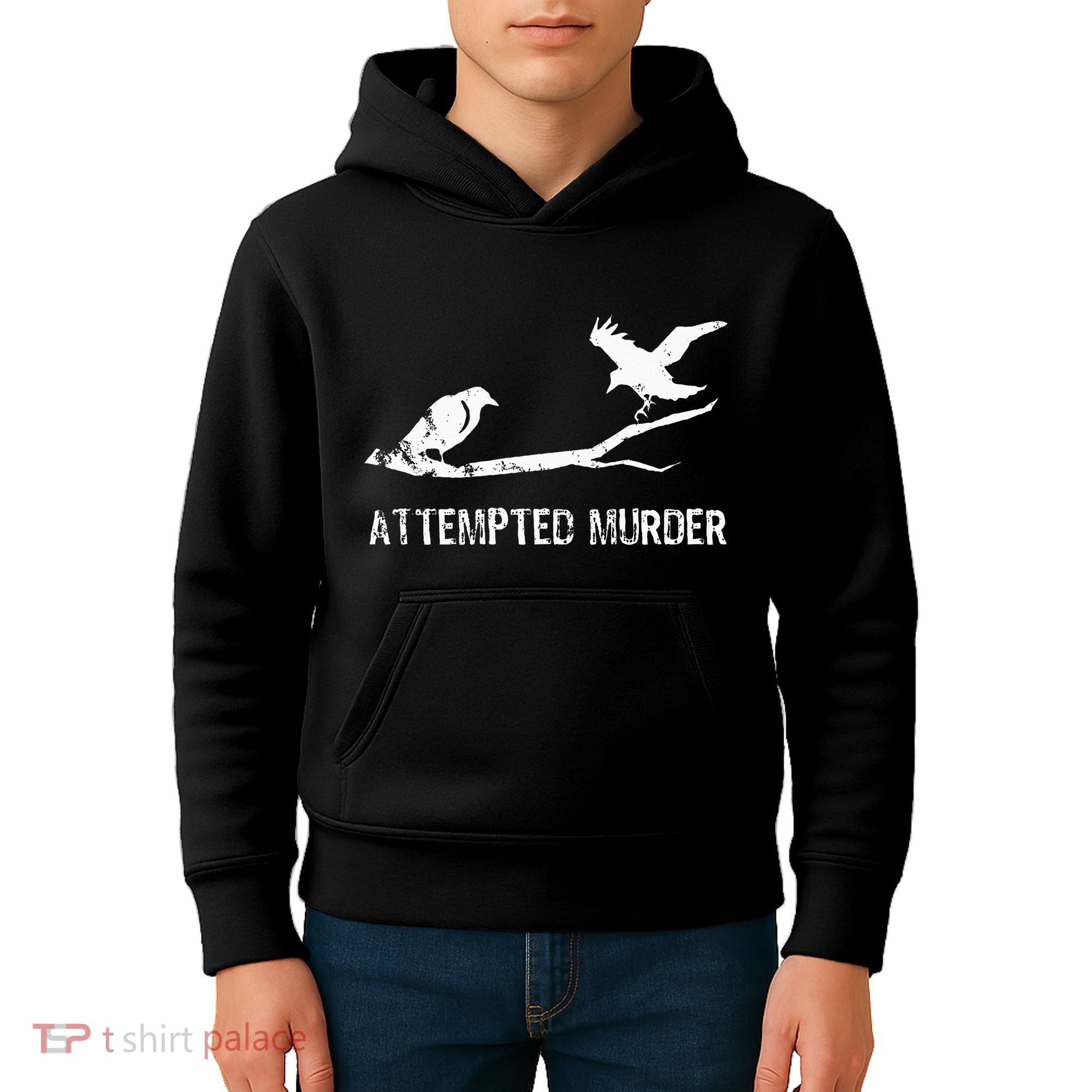 Attempted Murder Gift For Literary Readers And Writers Kids Hoodie