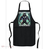 Alpha Male Human By Chance Alpha By Choice Alpha Wolf Apron thumb 0
