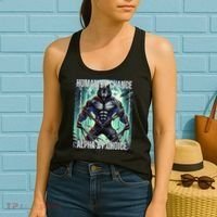 Alpha Male Human By Chance Alpha By Choice Alpha Wolf Women's Tank Top thumb 2