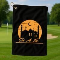 Alhamdulillah Muslim Holidays Islamic Eid Al Fitr Gift Golf Towel thumb 1