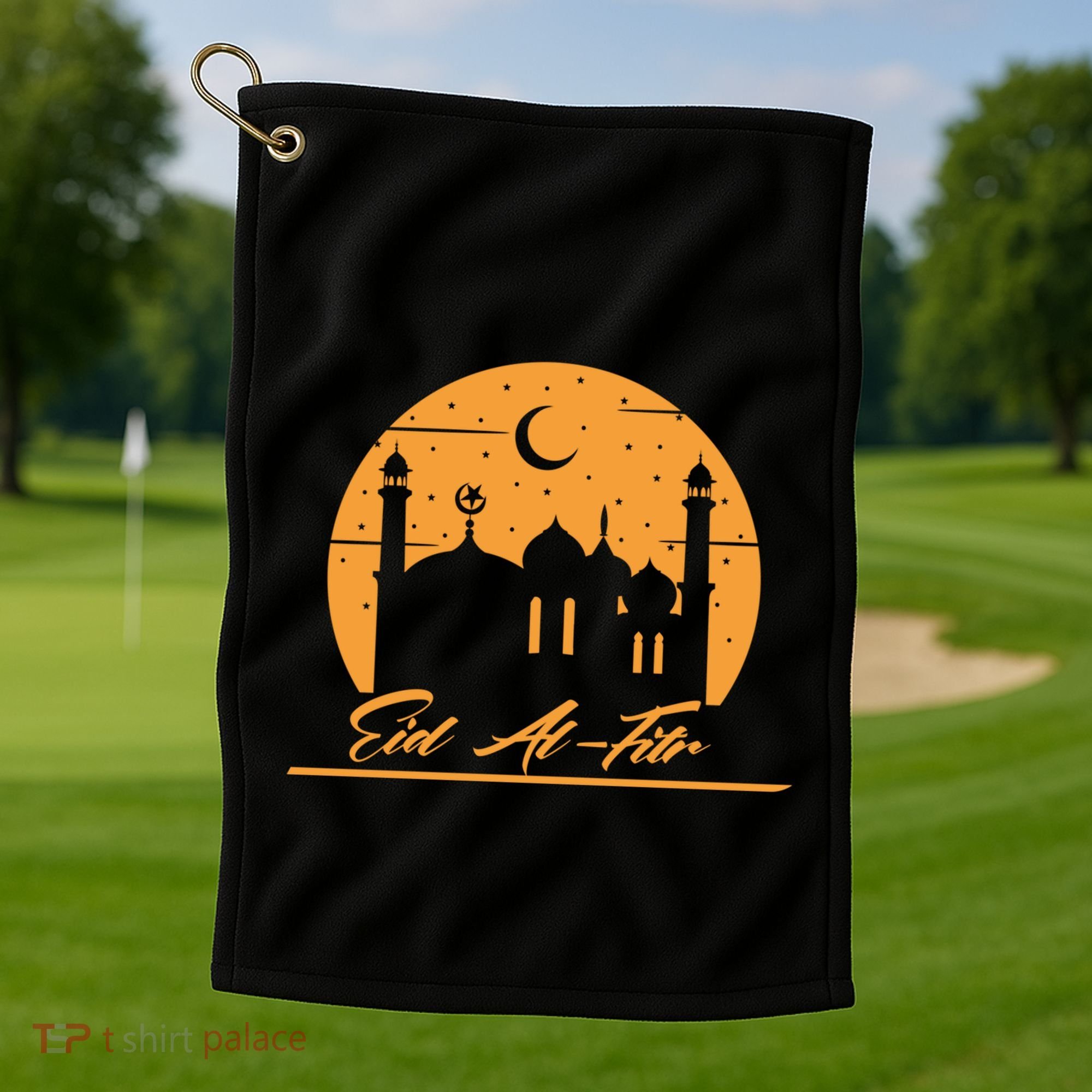 Alhamdulillah Muslim Holidays Islamic Eid Al Fitr Gift Golf Towel
