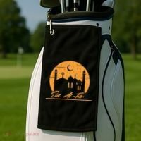 Alhamdulillah Muslim Holidays Islamic Eid Al Fitr Gift Golf Towel thumb 2