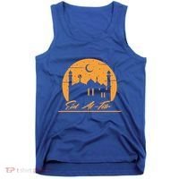 Alhamdulillah Muslim Holidays Islamic Eid Al Fitr Gift Tank Top thumb 0
