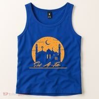Alhamdulillah Muslim Holidays Islamic Eid Al Fitr Gift Tank Top thumb 2