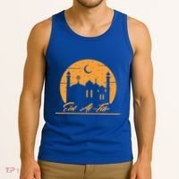 Alhamdulillah Muslim Holidays Islamic Eid Al Fitr Gift Tank Top thumb 3