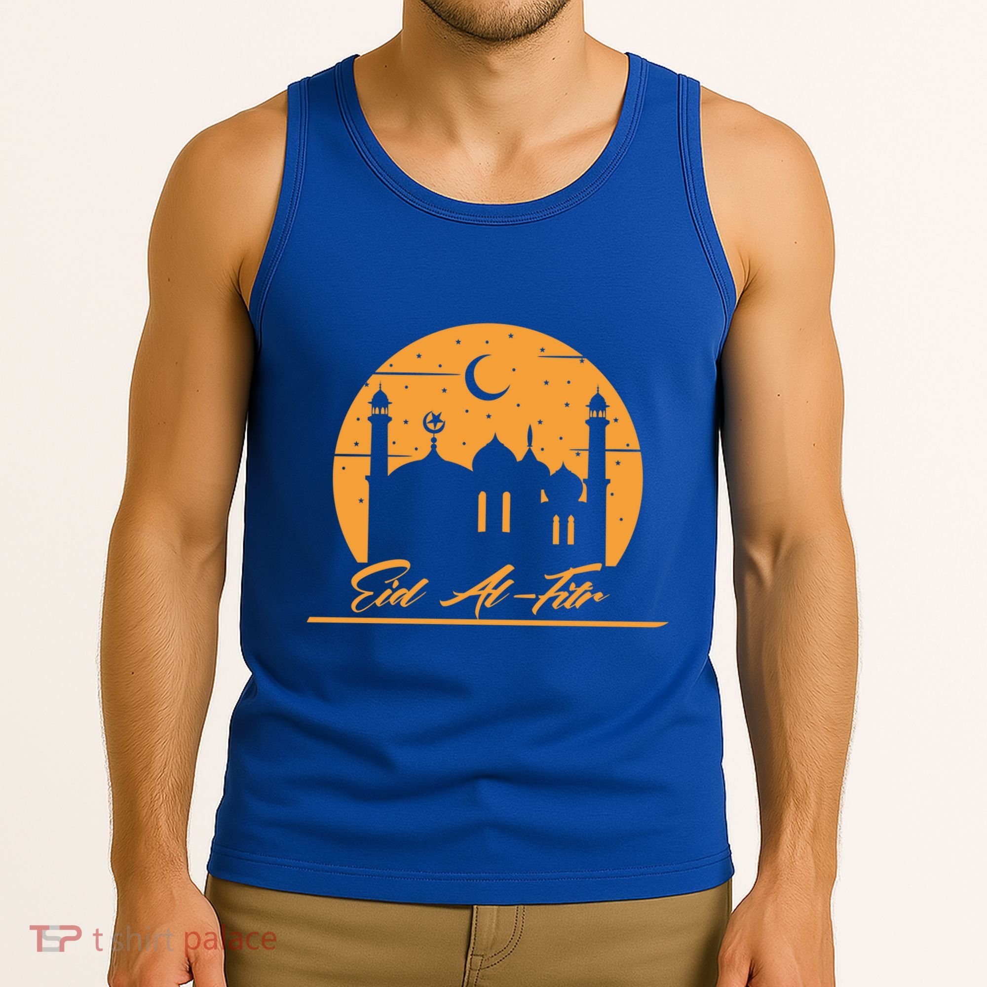 Alhamdulillah Muslim Holidays Islamic Eid Al Fitr Gift Tank Top