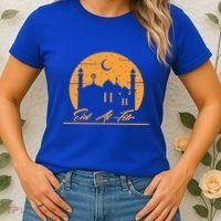 Alhamdulillah Muslim Holidays Islamic Eid Al Fitr Gift Women's T-Shirt thumb 2