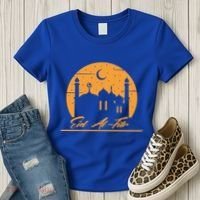 Alhamdulillah Muslim Holidays Islamic Eid Al Fitr Gift Women's T-Shirt thumb 3