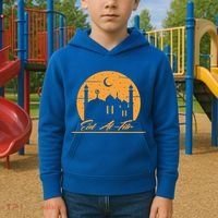 Alhamdulillah Muslim Holidays Islamic Eid Al Fitr Gift Kids Hoodie thumb 2