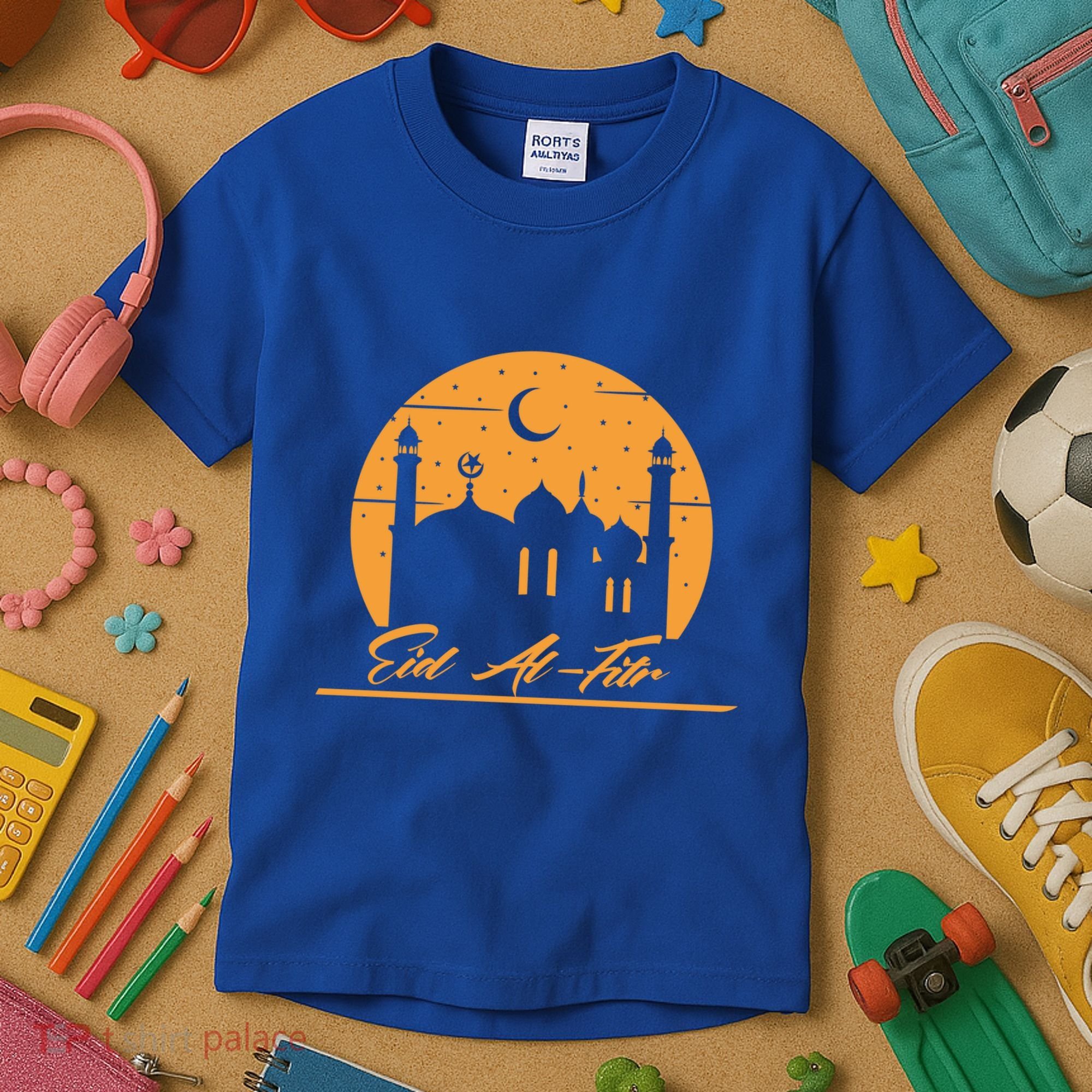 Alhamdulillah Muslim Holidays Islamic Eid Al Fitr Gift Kids T-Shirt