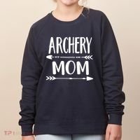 Archery Mom Hunting Archer Bow Hunter Arrow Tee Women's Sweatshirt thumb 0