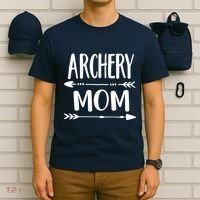 Archery Mom Hunting Archer Bow Hunter Arrow Tee T-Shirt thumb 6