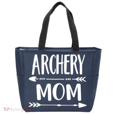 Archery Mom Hunting Archer Bow Hunter Arrow Tee Tote Bag