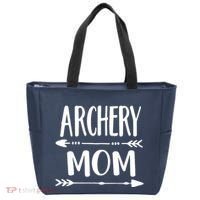 Archery Mom Hunting Archer Bow Hunter Arrow Tee Tote Bag thumb 0