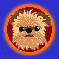 A Must Have Brussels Griffon Coat Of Arms Meaningful Gift Polo thumb 2