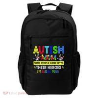 Autism Mom I'm Raising My Hero Awareness Puzzle Backpack thumb 0