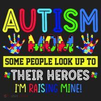 Autism Mom I'm Raising My Hero Awareness Puzzle Tumbler thumb 3