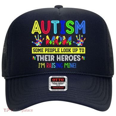 Autism Mom I'm Raising My Hero Awareness Puzzle Hat