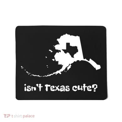Alaska Map Isnt Texas Cute Funny Design Mousepad