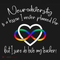 Autism Mom Infinity Neurodiversity Lessons Hearts Bucket Hat thumb 4