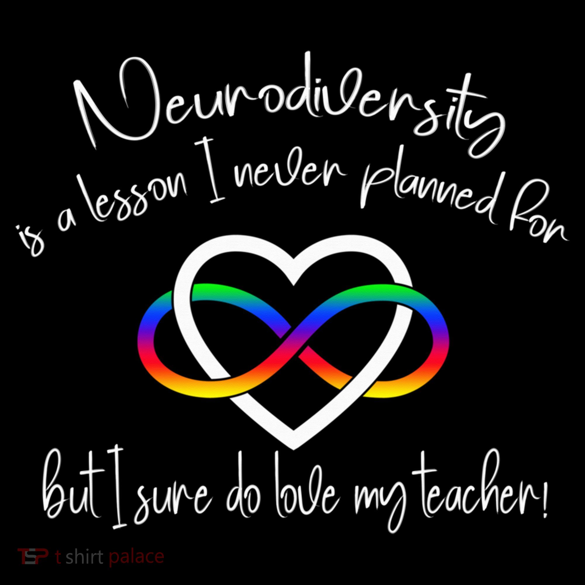 Autism Mom Infinity Neurodiversity Lessons Hearts Ornament