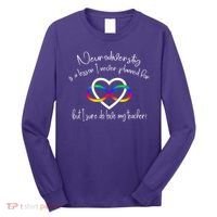 Autism Mom Infinity Neurodiversity Lessons Hearts Long Sleeve Shirt thumb 0