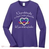 Autism Mom Infinity Neurodiversity Lessons Hearts Women's Long Sleeve Shirt thumb 0