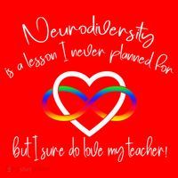 Autism Mom Infinity Neurodiversity Lessons Hearts Santa Hat thumb 1