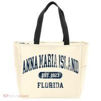 Anna Maria Island Florida Retro Preppy Throwback Souvenir Tote Bag thumb 0