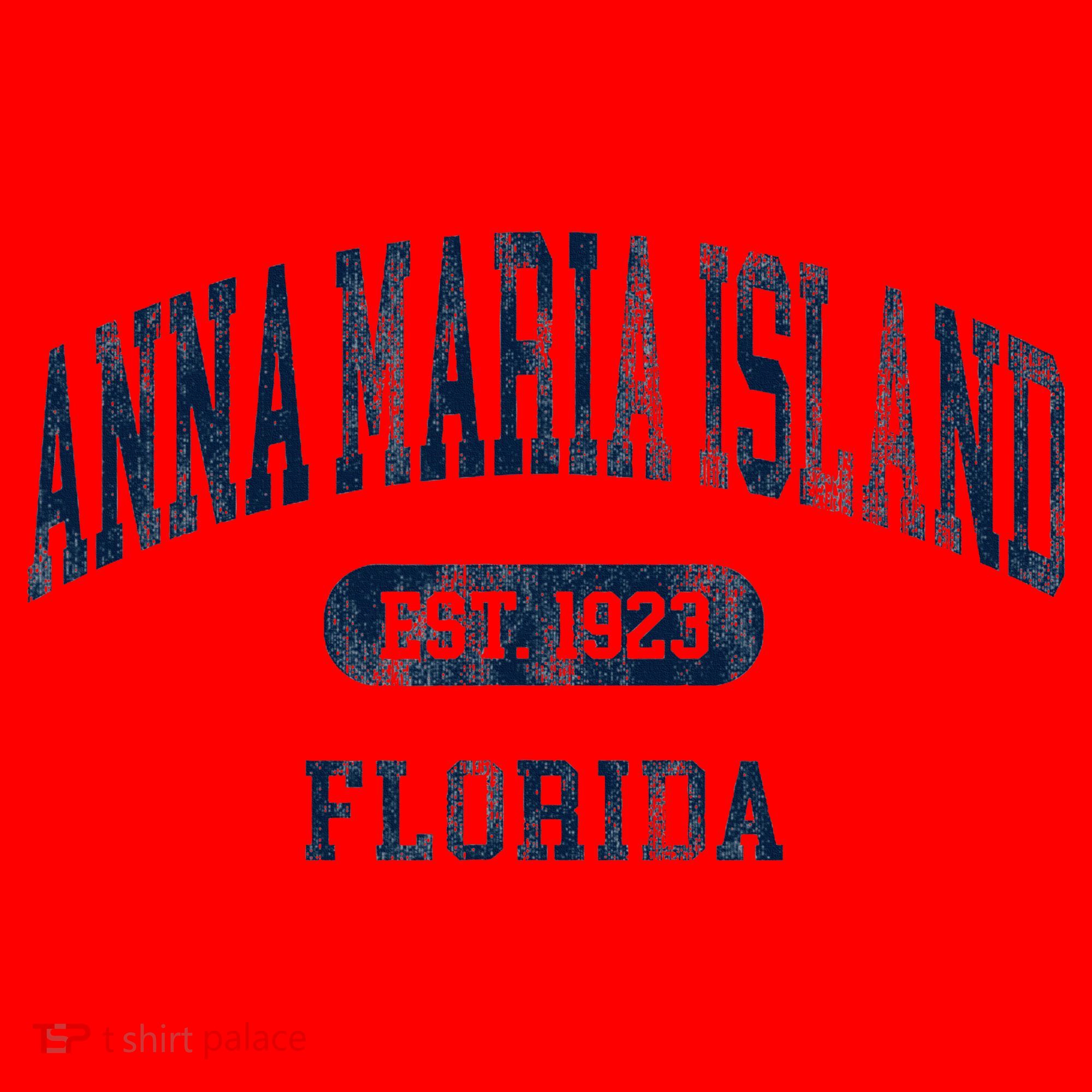Anna Maria Island Florida Retro Preppy Throwback Souvenir Santa Hat
