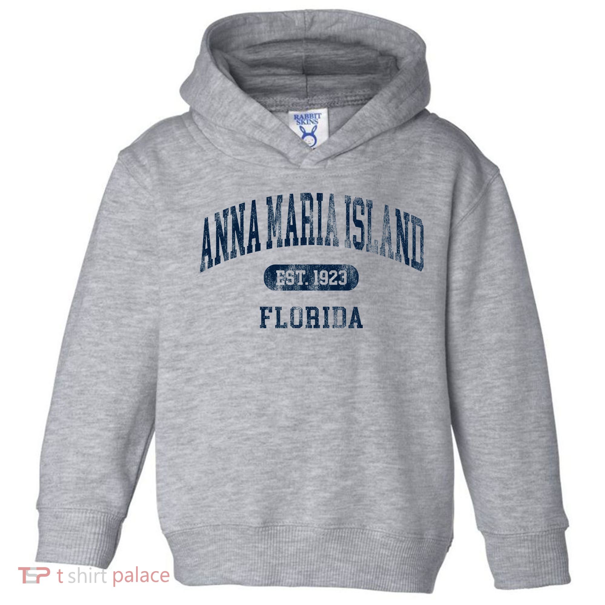 Anna Maria Island Florida Retro Preppy Throwback Souvenir Toddler Hoodie