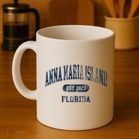 Anna Maria Island Florida Retro Preppy Throwback Souvenir Coffee Mug thumb 4