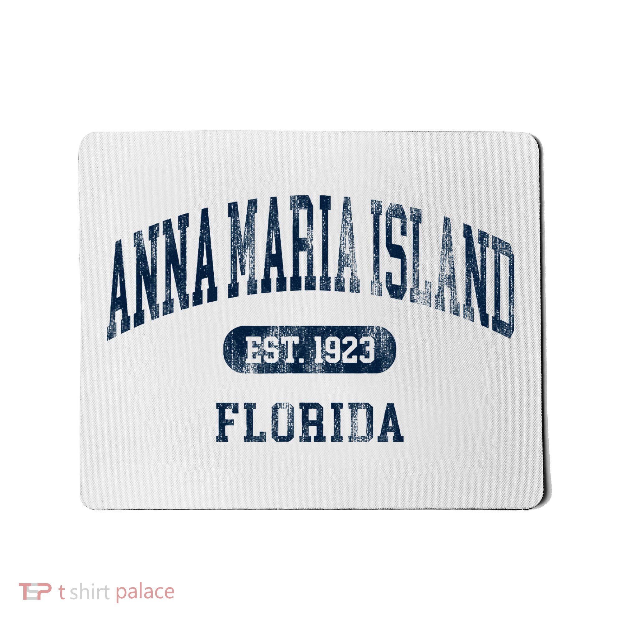 Anna Maria Island Florida Retro Preppy Throwback Souvenir Mousepad