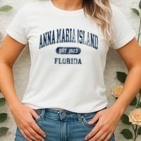 Anna Maria Island Florida Retro Preppy Throwback Souvenir Women's T-Shirt thumb 2