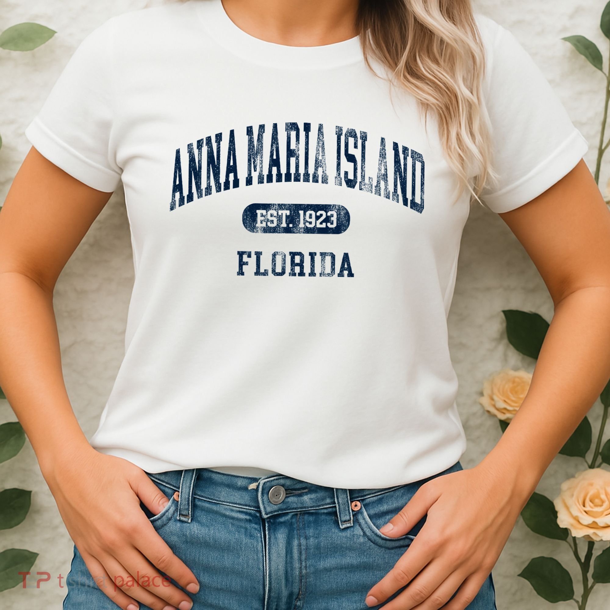 Anna Maria Island Florida Retro Preppy Throwback Souvenir Women's T-Shirt