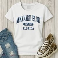 Anna Maria Island Florida Retro Preppy Throwback Souvenir Women's T-Shirt thumb 3