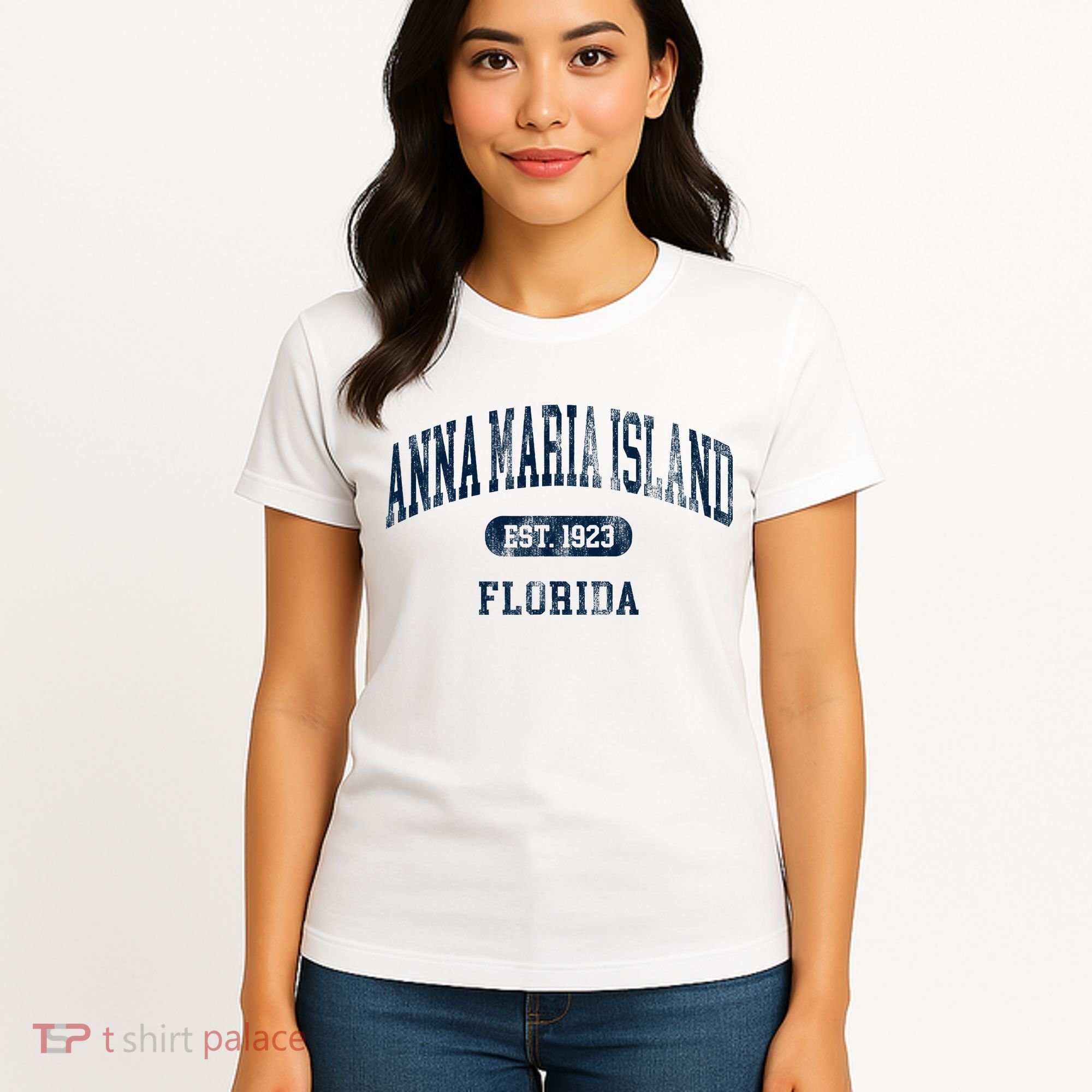 Anna Maria Island Florida Retro Preppy Throwback Souvenir Women's T-Shirt