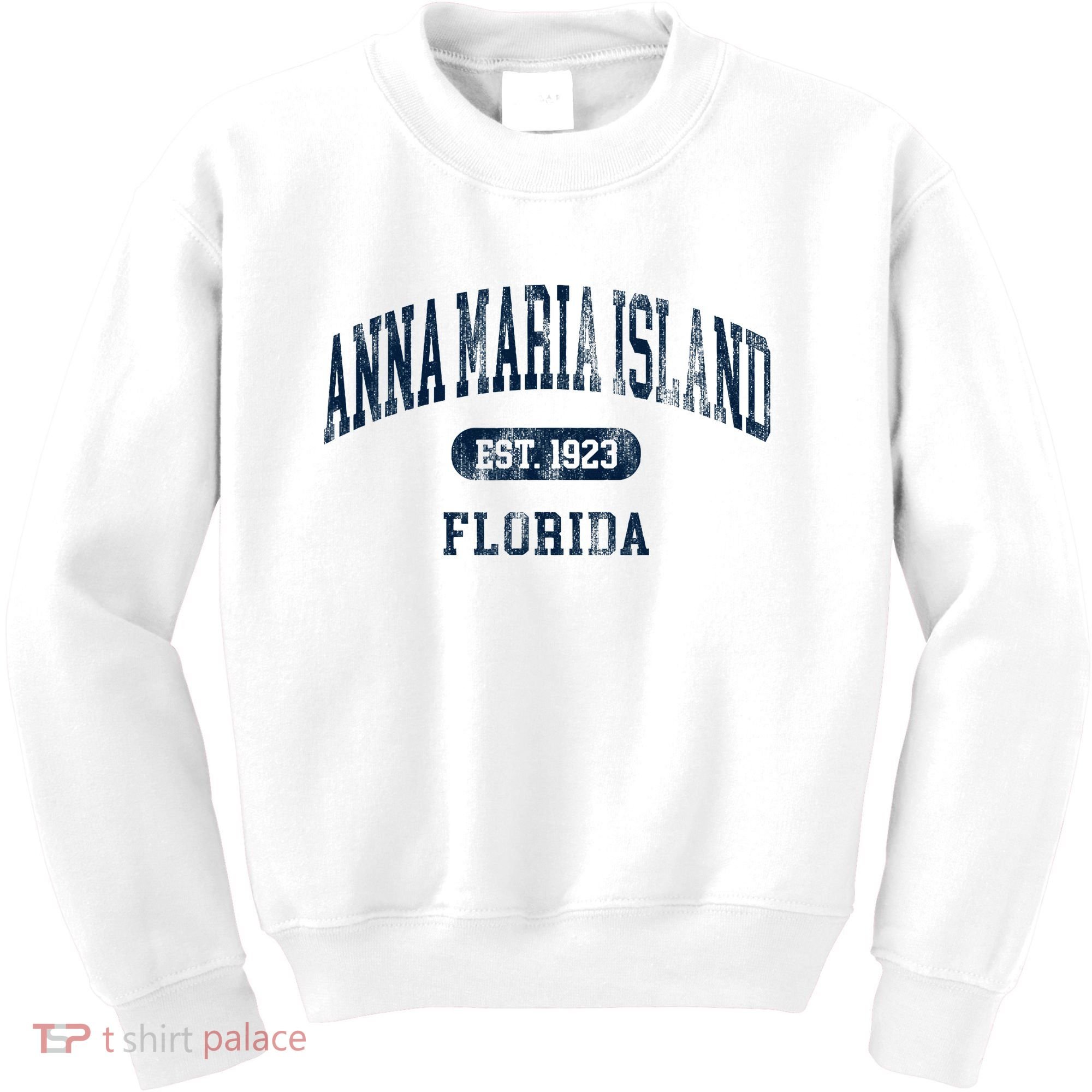 Anna Maria Island Florida Retro Preppy Throwback Souvenir Kids Sweatshirt